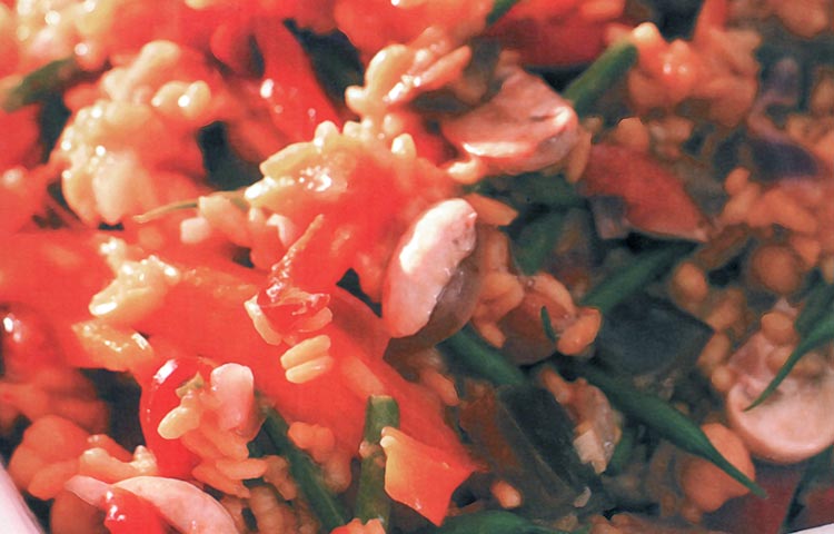 Receta de Cocina paso a paso: Paella de Verduras