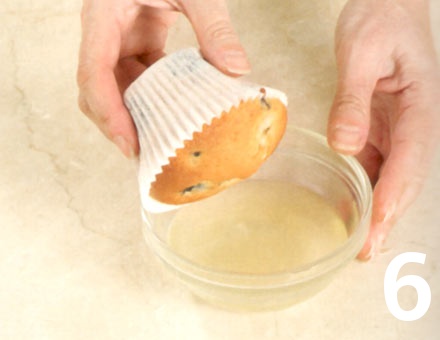 Preparacion de Muffins de arándano y limón - Paso 6