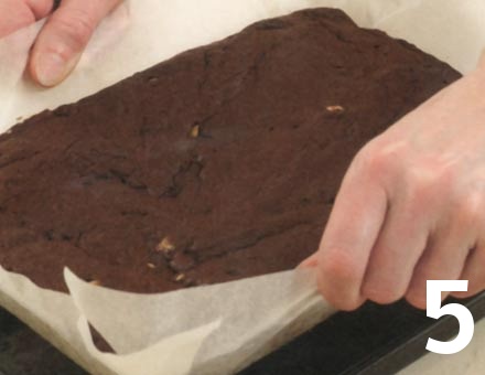 Preparacion de Brownies de chocolate y avellanas - Paso 5