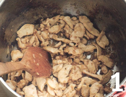 Preparacion de Risotto de Pollo con Azafrán - Paso 1