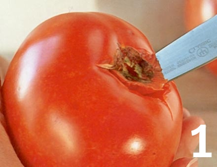 Preparacion de Cómo Pelar un Tomate Fácilmente - Paso 1