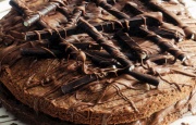 Preparación de Bizcocho de Chocolate con Menta