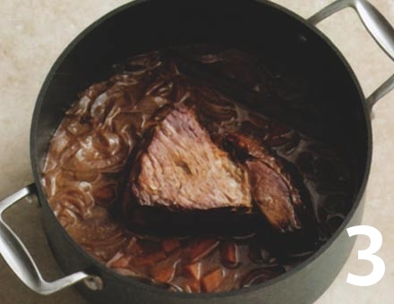Preparacion de Receta de Cocina: Carne Estofada al Vino Tinto - Paso 3
