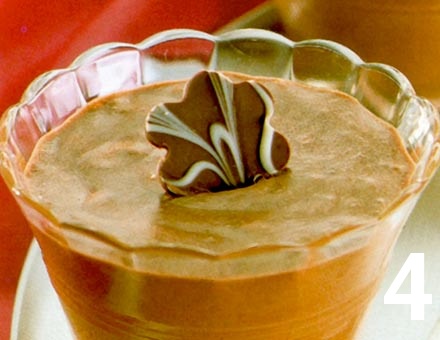 Preparacion de Receta de Cocina: Copas de Chocolate al Ron - Paso 4