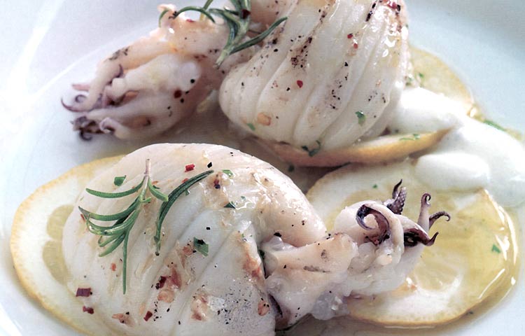 Receta de Cocina paso a paso: Calamares a la Plancha