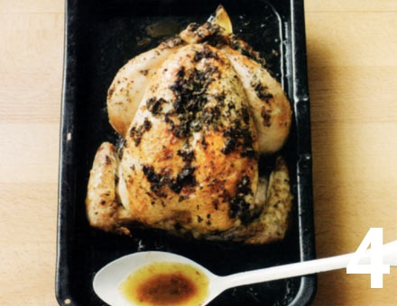 Preparacion de Receta de Cocina: Pollo Asado - Paso 4