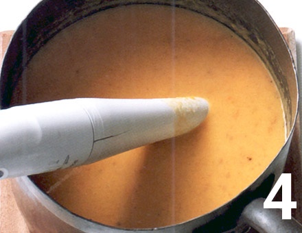 Preparacion de Receta de Cocina: Crema de Boniato y Manzana - Paso 4